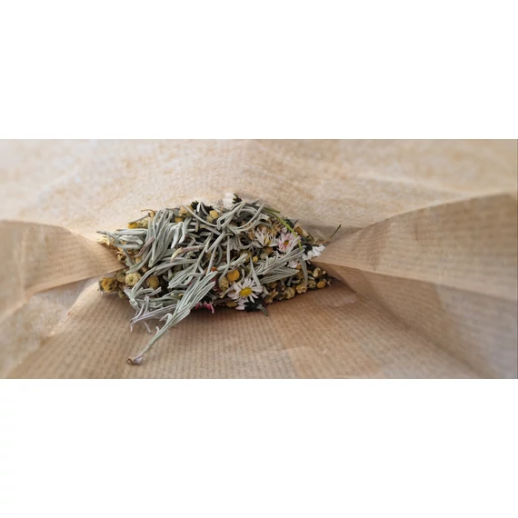CalmBath&Tea | Stresszoldó gyógyteakeverék fürdetésre és belsőleg | 25 gramm